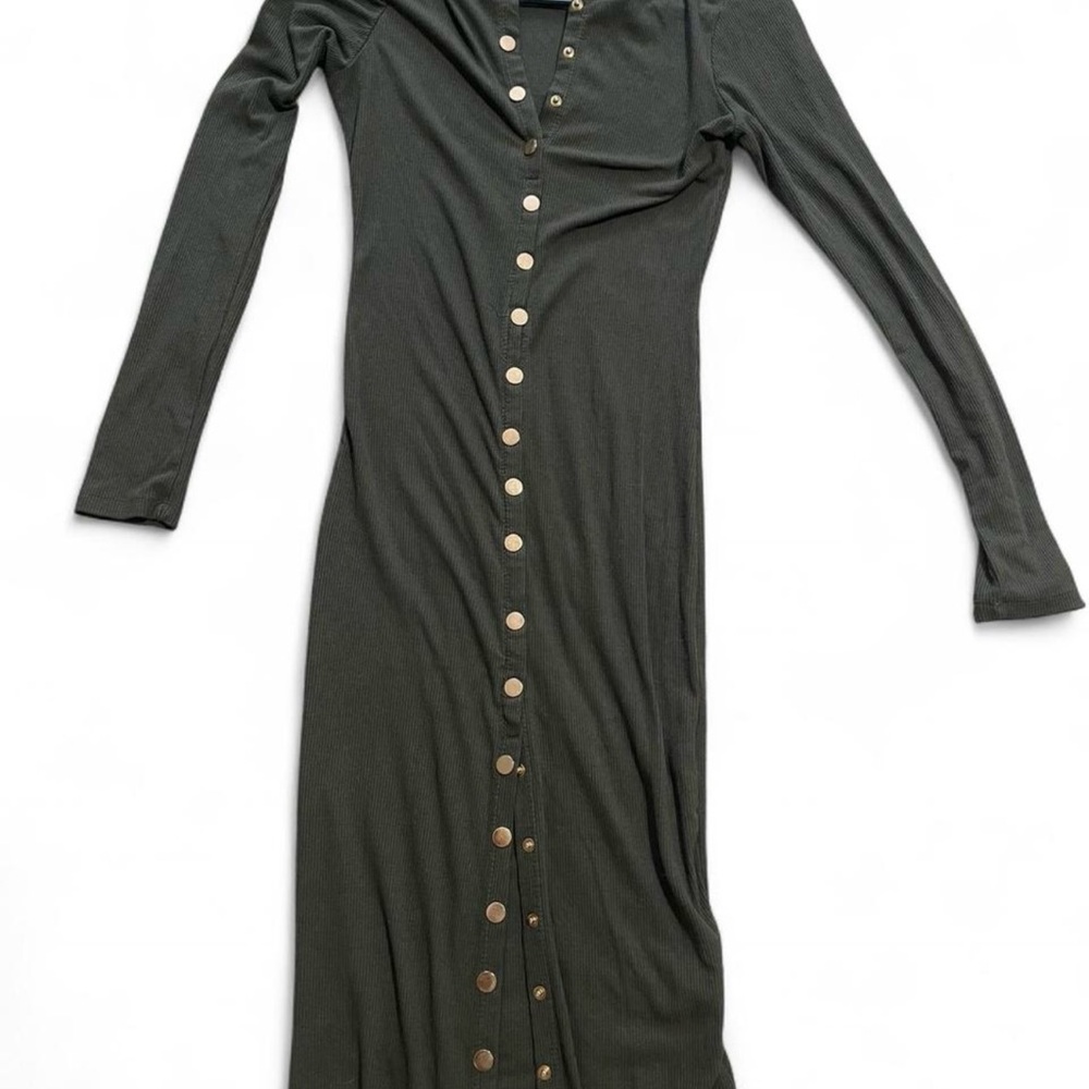 Olive Green BodyCon Dress